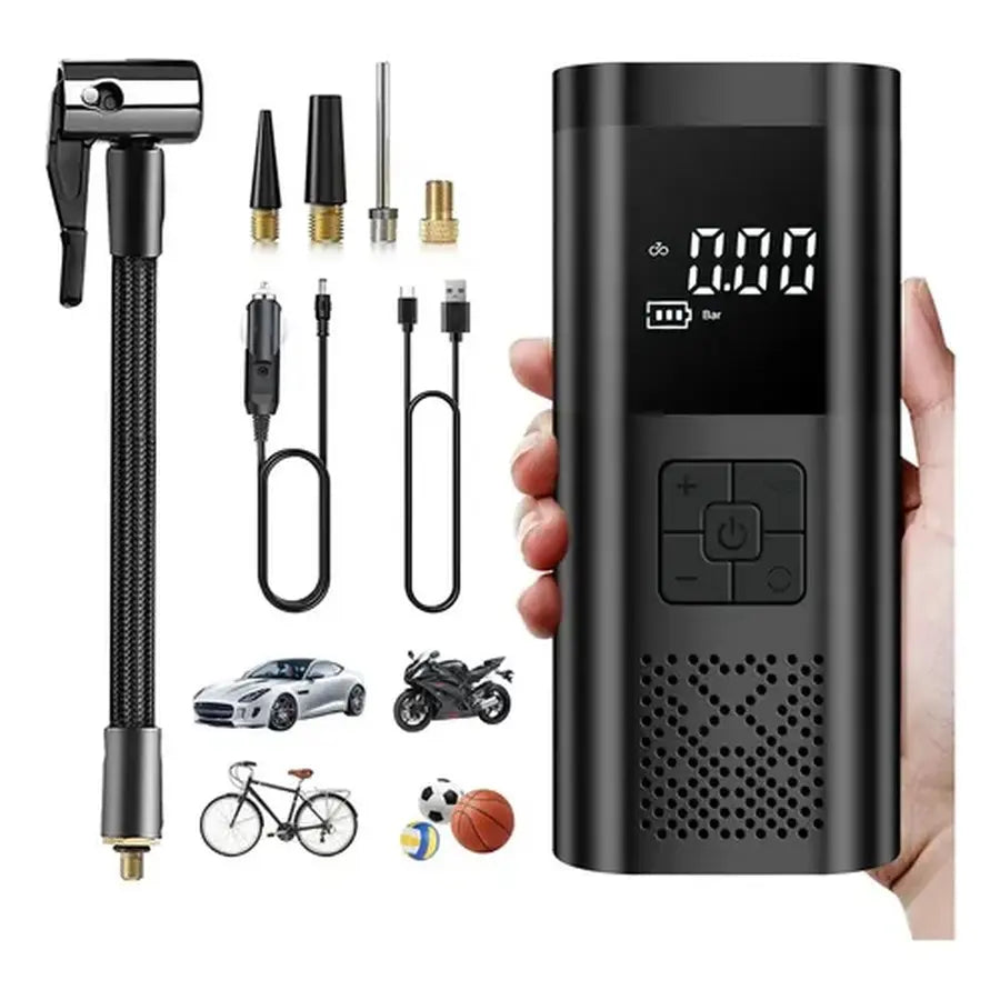 Mini Compresor Inalámbrico 150 PSI | Inflador Portátil Digital